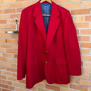 Pendleton Wool Blazer Red